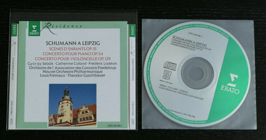 CD SCHUMANN A LEIPZIG / ERATO RESIDENCE 1986