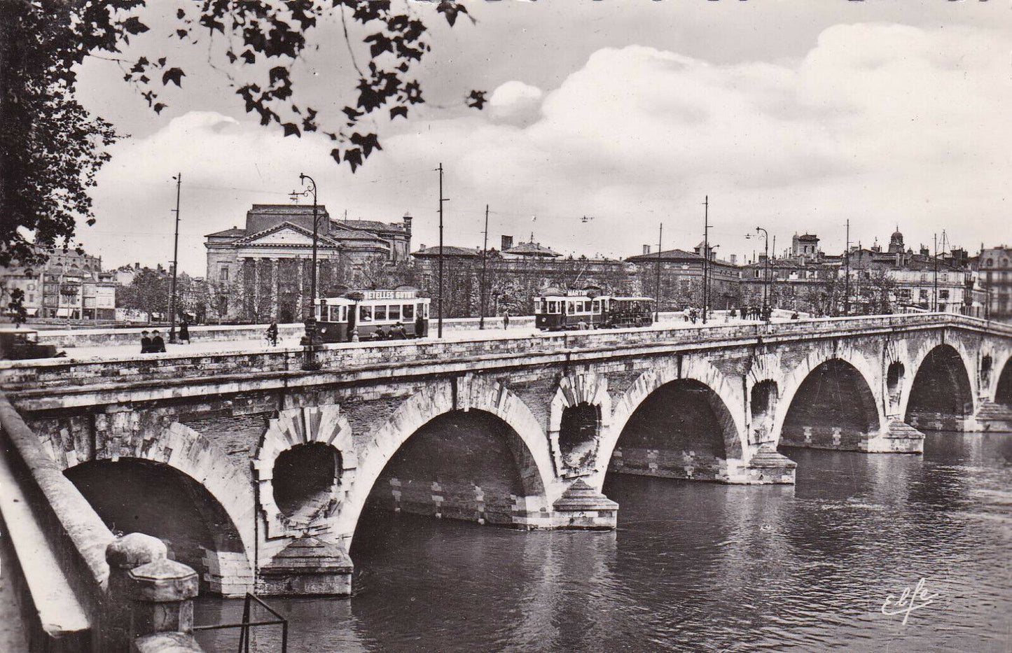 CARTE POSTALE ANCIENNE CPA NOIR ET BLANC / TOULOUSE LE PONT NEUF