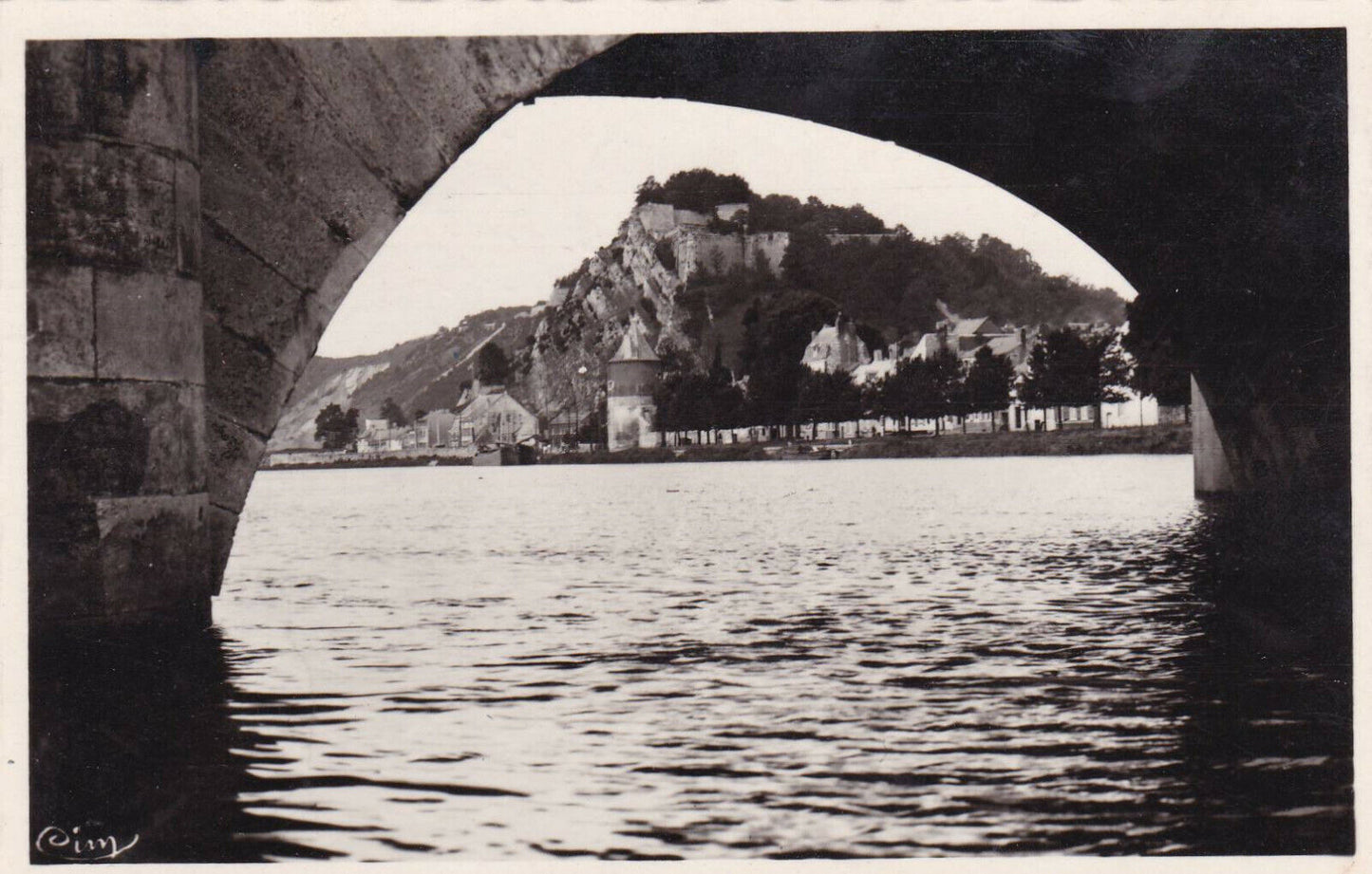 CPSM BLACK AND WHITE POSTCARD / GIVET ARDENNES FORT DE CHARLEMONT (1952)