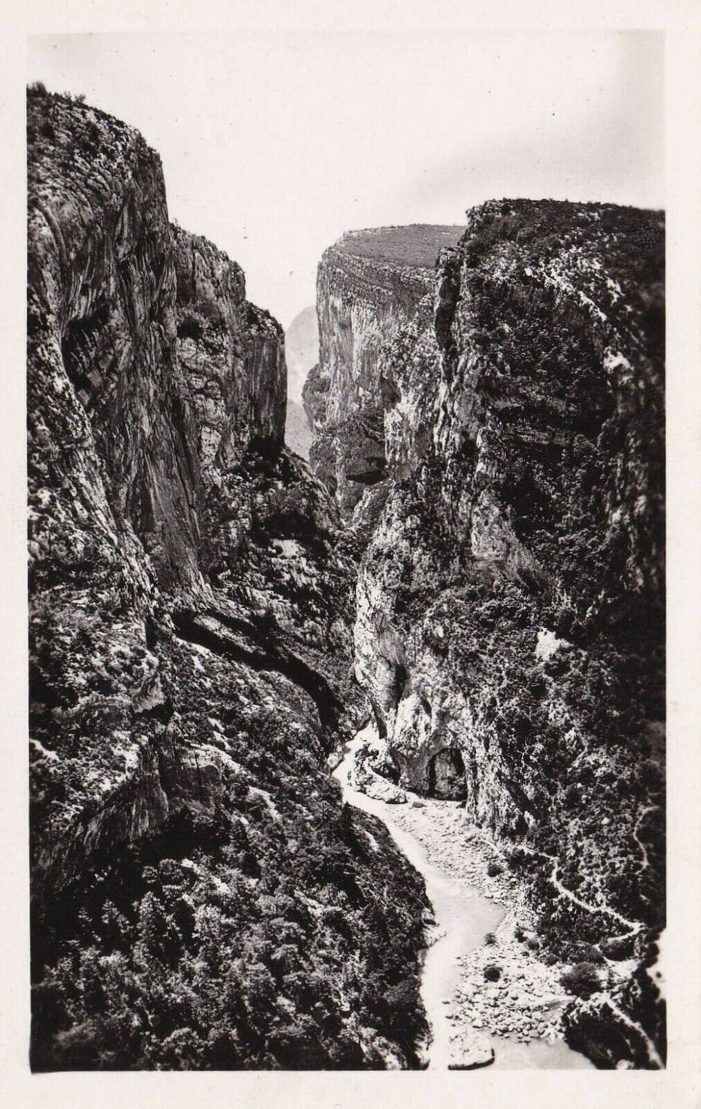 LOT DE 3 CARTES POSTALES CPSM NOIR ET BLANC / GORGES ET GRAND CANON DU VERDON
