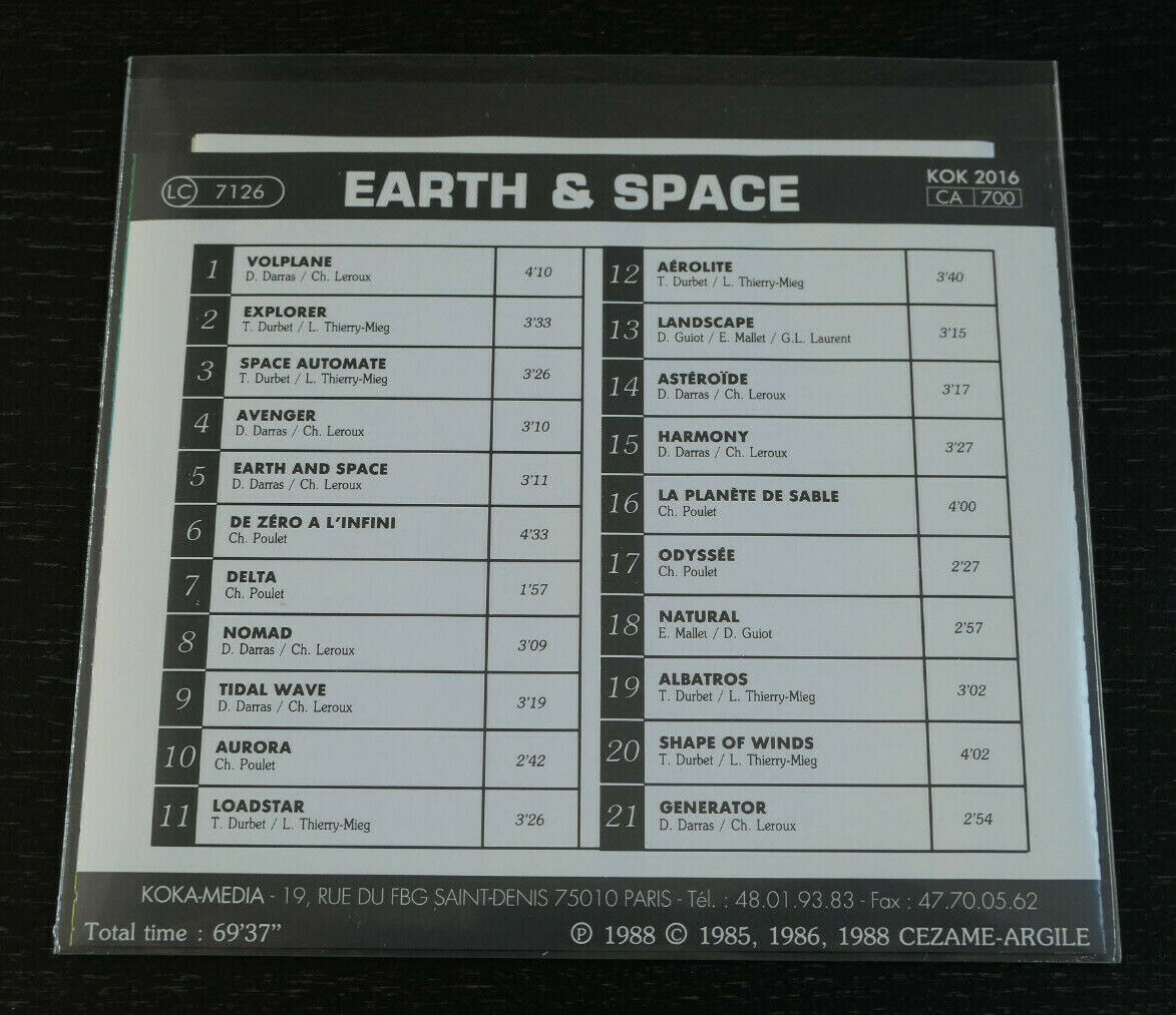CD EARTH & SPACE / KOKA MEDIA 2016