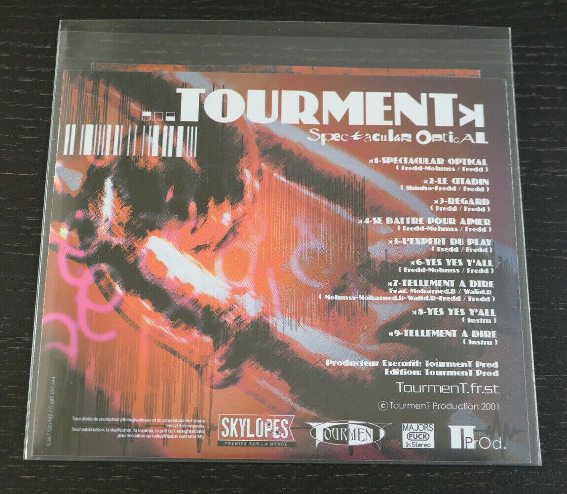 CD TOURMENT / SPECTACULAR OPTICAL / 2001