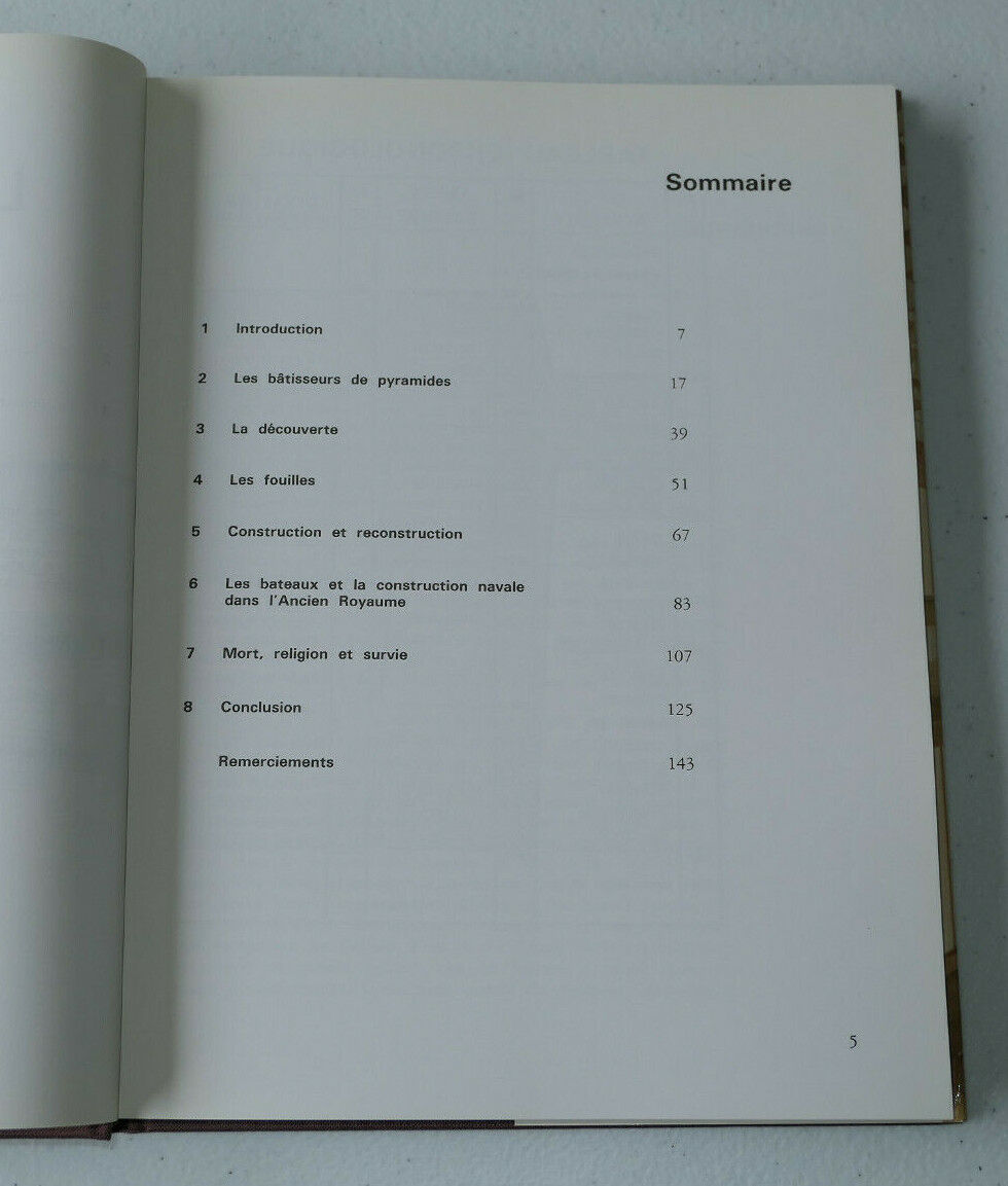 LA BARQUE ROYALE DE CHEOPS / NANCY JENKINS / FRANCE-EMPIRE 1983 / EGYPTE
