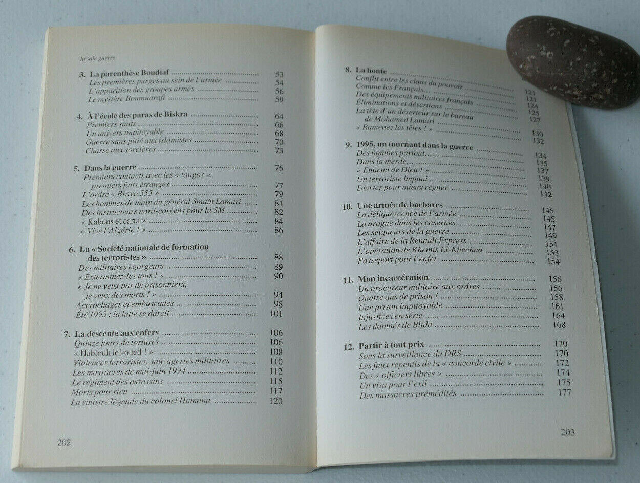 LA SALE GUERRE / HABIB SOUAIDIA / TEMOIGNAGE / EDITIONS LA DECOUVERTE 2001
