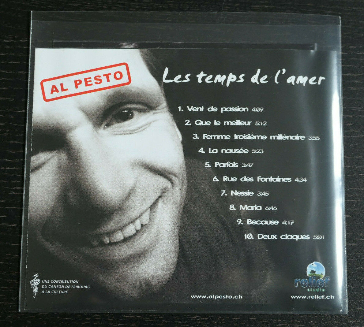 CD AL PESTO / LES TEMPS DE L'AMER / SUISA 2004