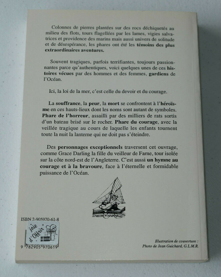 PHARES MAUDITS / HENRI DUMOULIN / EDITIONS L'ANCRE DE MARINE 1992