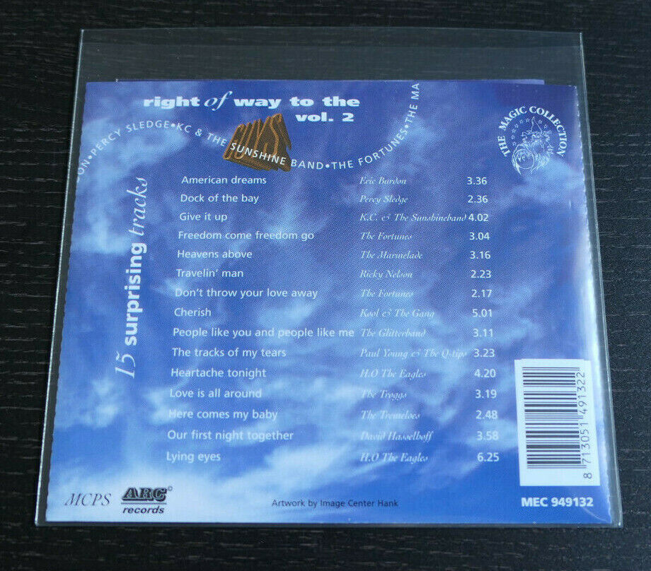 CD RIGHT OF WAY TO THE GUYS VOLUME 2 / COMPILATION 15 TITRES