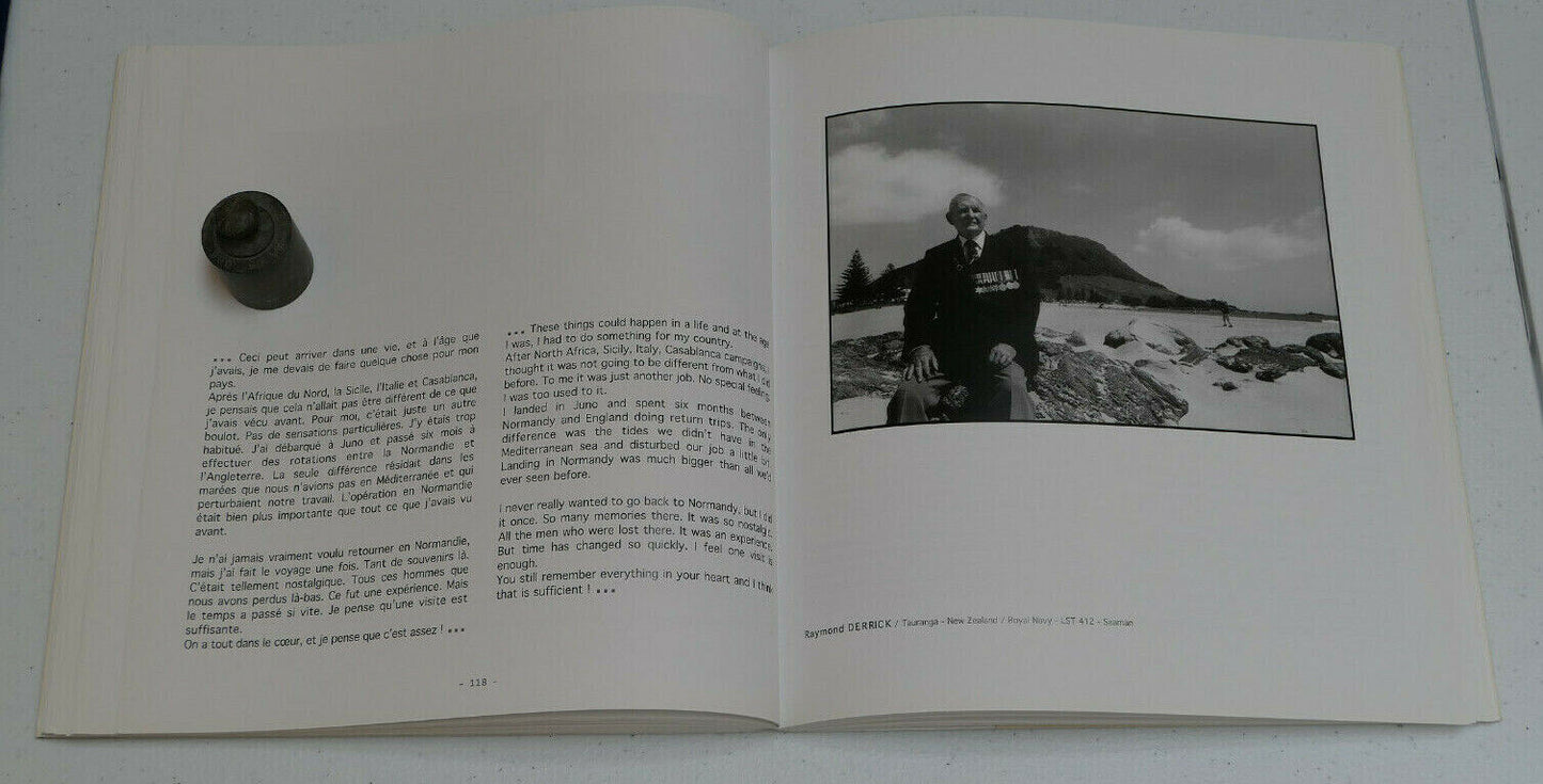 VETERANS 1944-2004 / PHOTOGRAPHIES / WWII GUERRE MILITARIA