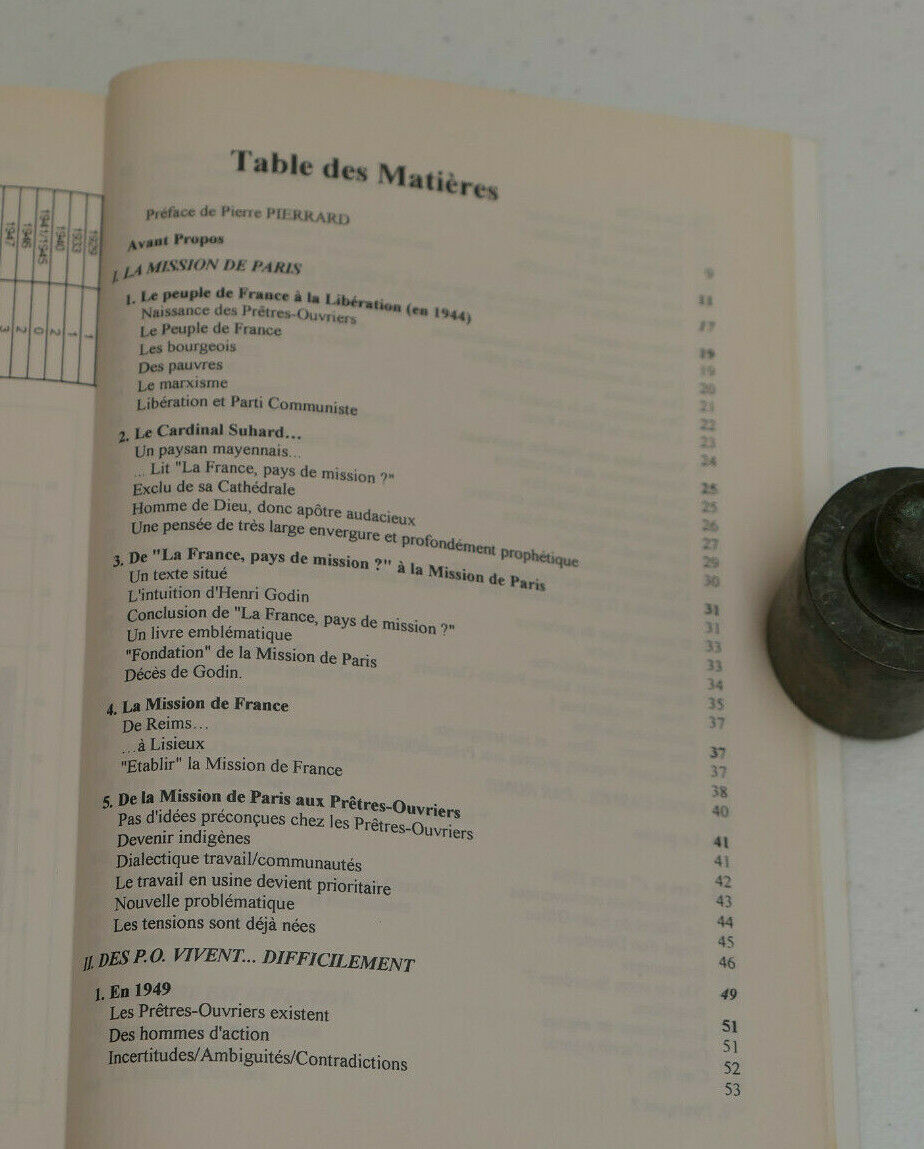 PRETRES-OUVRIERS 50 ANS D'HISTOIRE ET DE COMBATS / L'HARMATTAN 2001