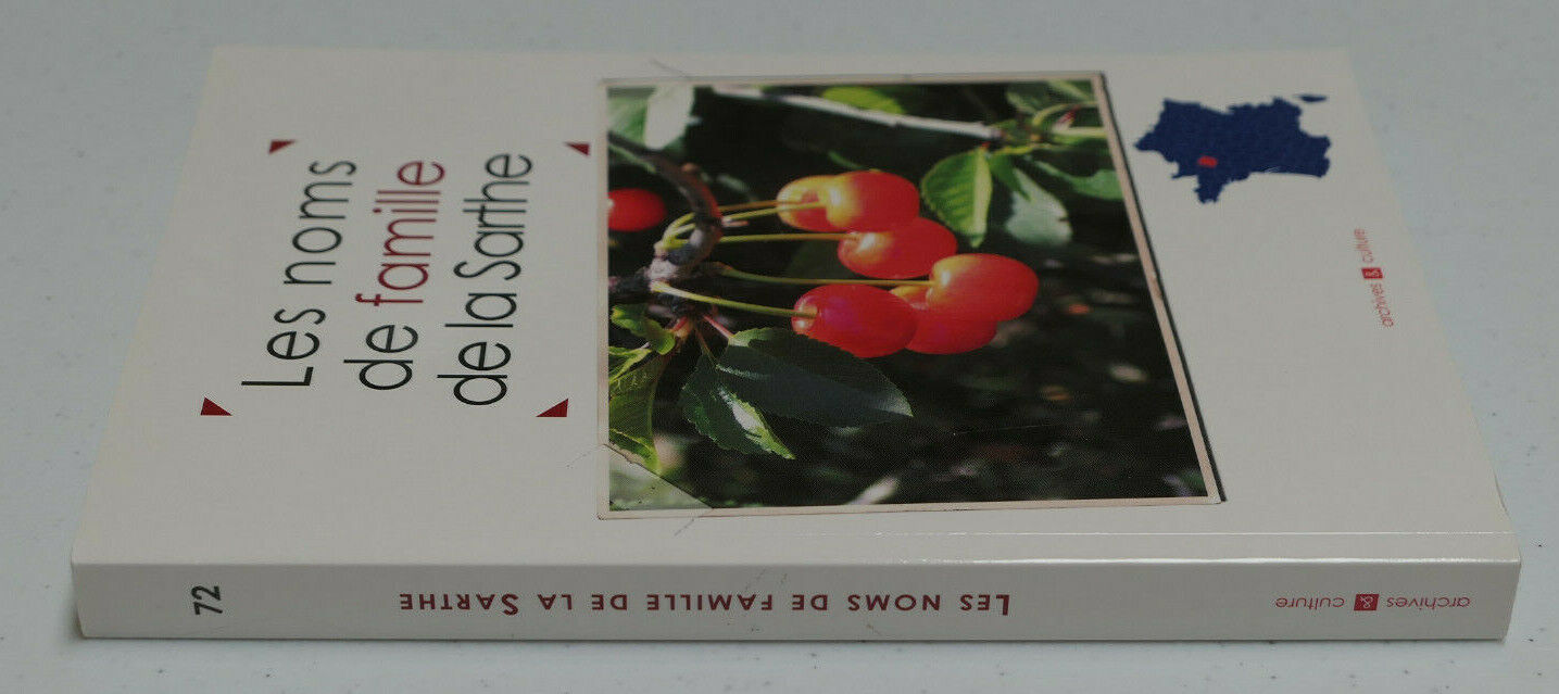 LES NOMS DE FAMILLE DE LA SARTHE / ARCHIVES & CULTURE 2006 / ONOMASTIQUE