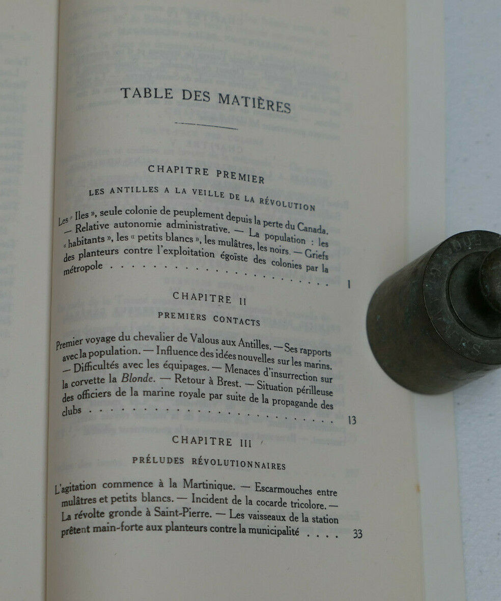 AVEC LES ROUGES AUX ILES DU VENT / MARQUIS DE VALOUS / EDITIONS CARIBEENNES 1989
