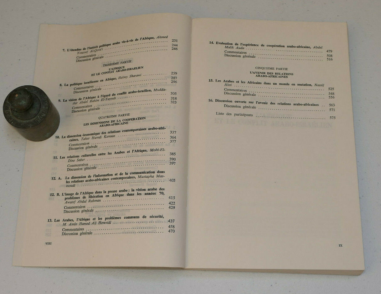 LES ARABES ET L'AFRIQUE / 2 TOMES / L'HARMATTAN 1986