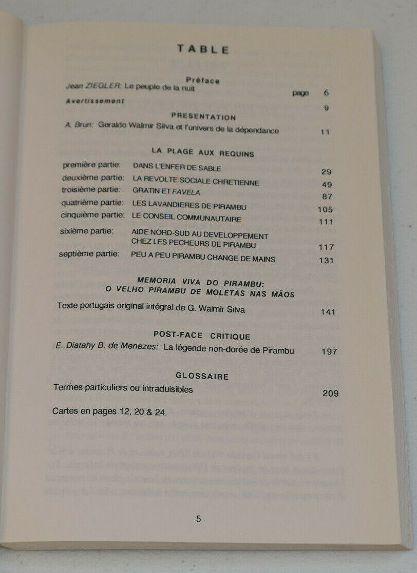 LA PLAGE AUX REQUINS / L'HARMATTAN 1991 / BRESIL BIDONVILLE FORTALEZA