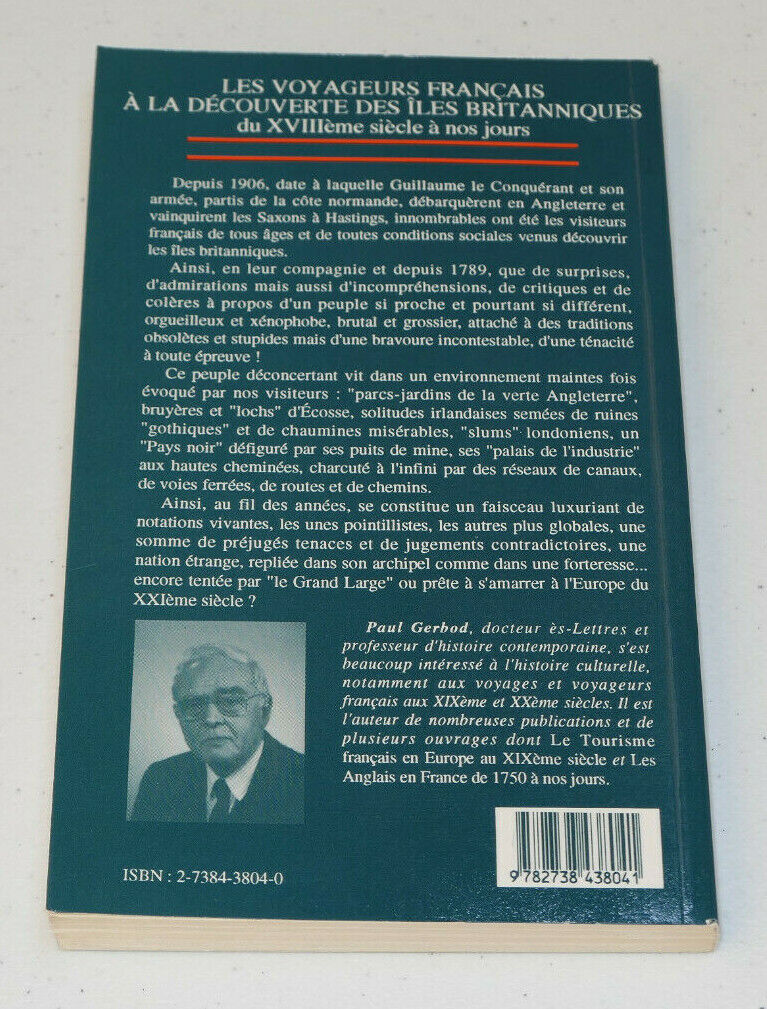 LES VOYAGEURS FRANCAIS A LA DECOUVERTE DES ILES BRITANNIQUES / L'HARMATTAN 1995