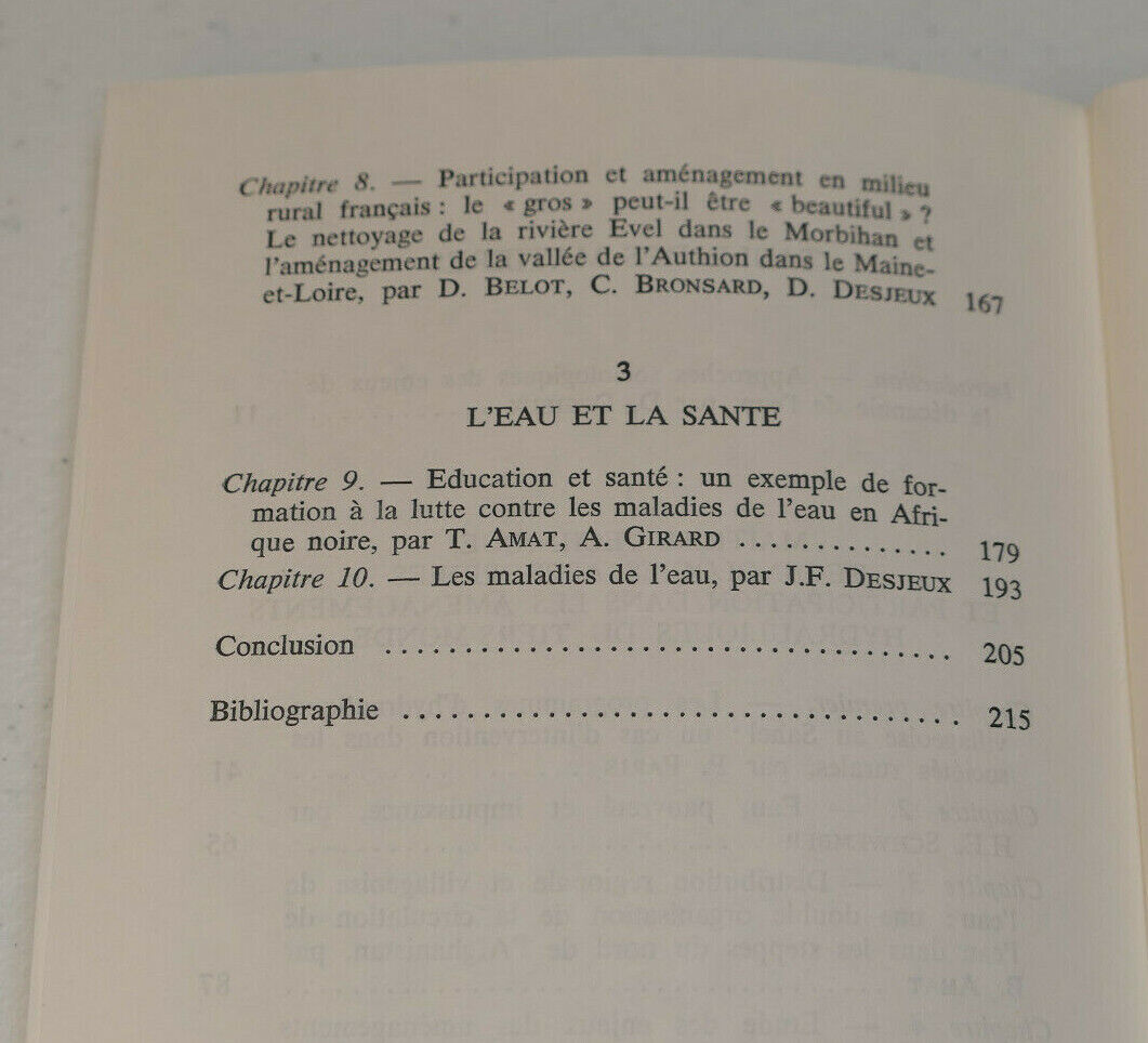 L'EAU QUELS ENJEUX POUR LES SOCIETES RURALES ? / DOMINIQUE DESJEUX / L'HARMATTAN