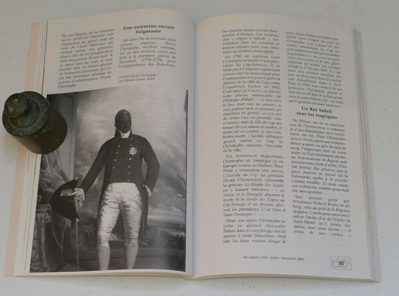 TRACES NOIRES DE L'HISTOIRE EN OCCIDENT / L'HARMATTAN AFRICULTURES 2005 AFRIQUE