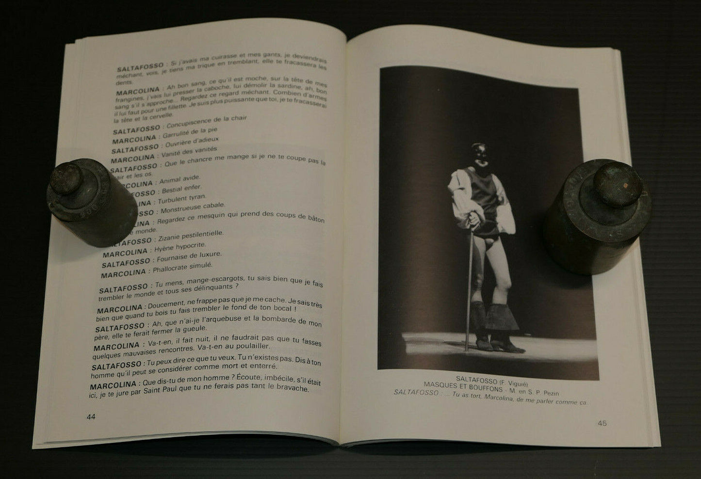 BOUFFONNERIES No 11 / SCENES DE LA COMMEDIA DELL'ARTE / RUZANTE / 1984