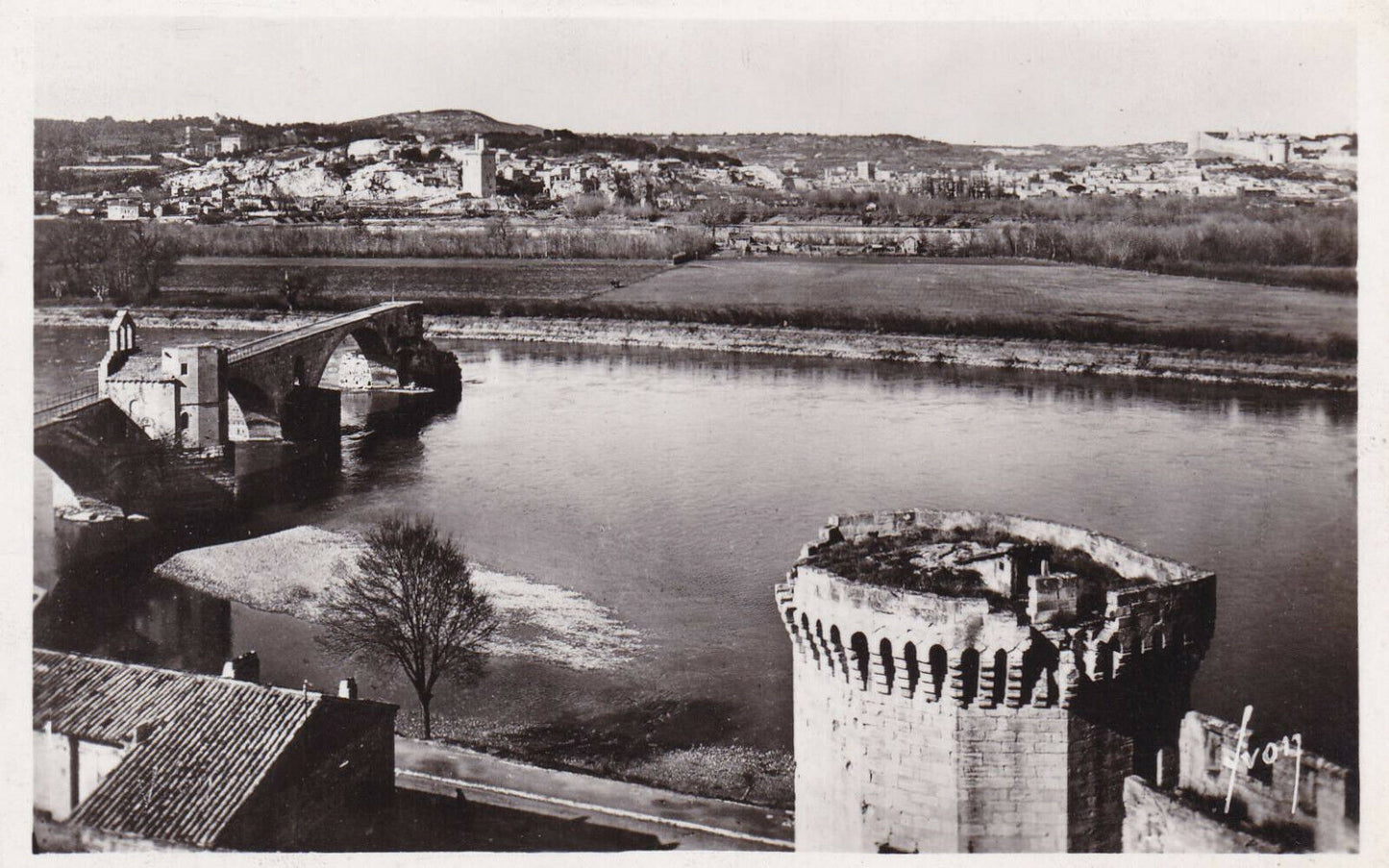 CARTE POSTALE ANCIENNE CPA / AVIGNON VUE PANORAMIQUE SUR VILLENEUVE-LES-AVIGNON