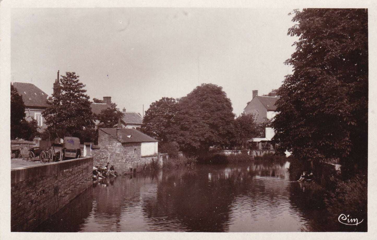 CARTE POSTALE ANCIENNE CPA / SAINT-AMAND-MONTROND LA MARMANDE AU PONT PASQUET