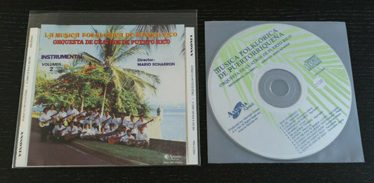 CD MUSICA FOLKLORICA DE PUERTO RICO ORQUESTA DE CUATROS / INSTRUMENTAL VOLUMEN 2