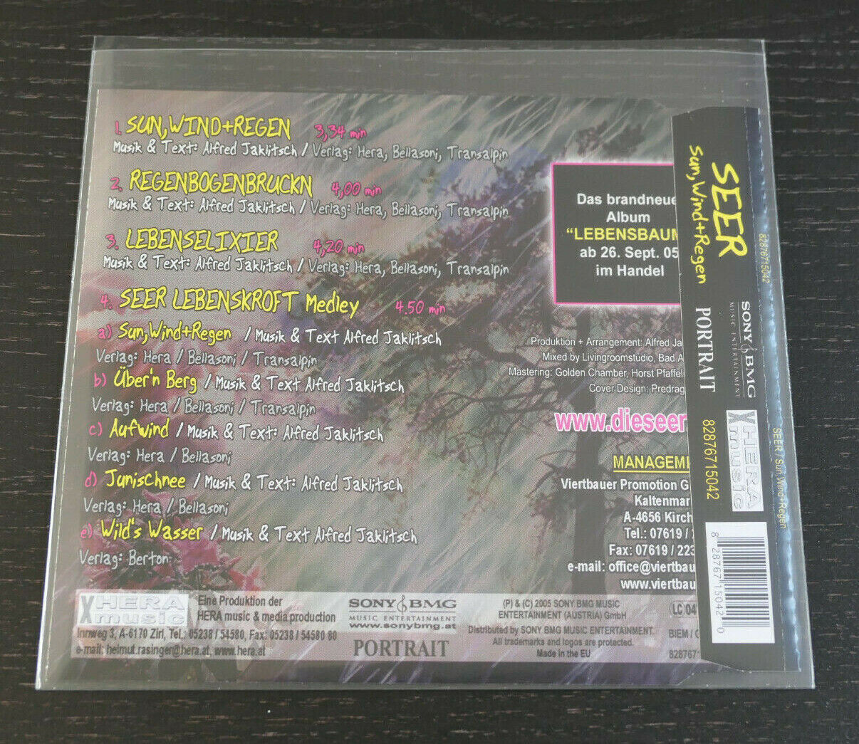 CD SEER / SUN WIND REGEN / 2005