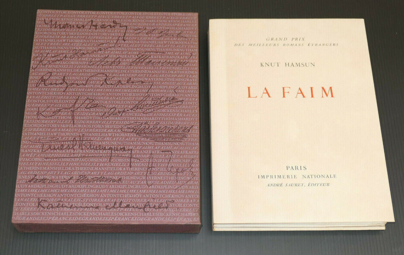 KNUT HAMSUN / LA FAIM / ANDRE SAURET 1956 / EX 2639/3000