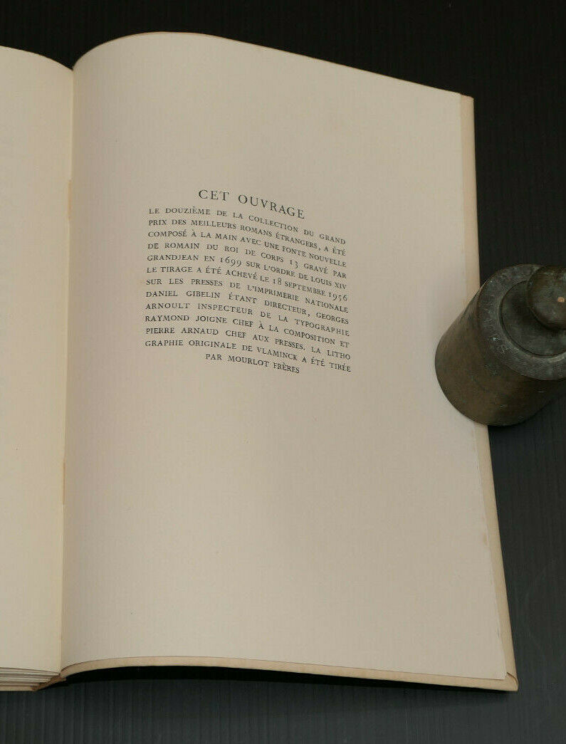 KNUT HAMSUN / LA FAIM / ANDRE SAURET 1956 / EX 2639/3000