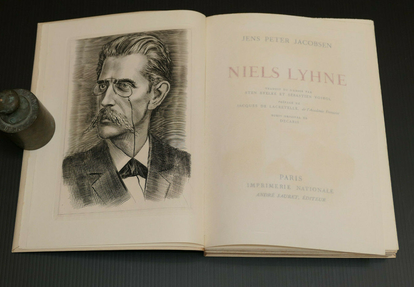 JENS PETER JACOBSEN / NIELS LYHNE / ANDRE SAURET 1956 / EX 2639/3000