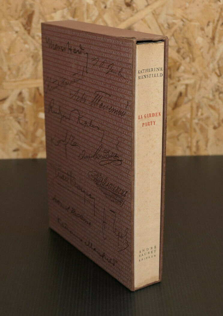 KATHERINE MANSFIELD / LA GARDEN PARTY / ANDRE SAURET 1956 / EX 2639/3000