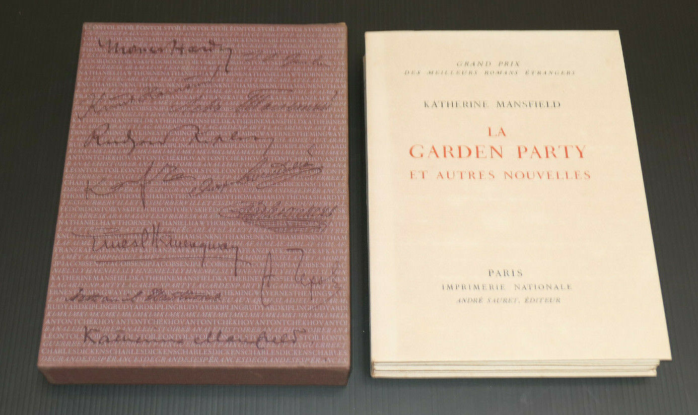 KATHERINE MANSFIELD / LA GARDEN PARTY / ANDRE SAURET 1956 / EX 2639/3000