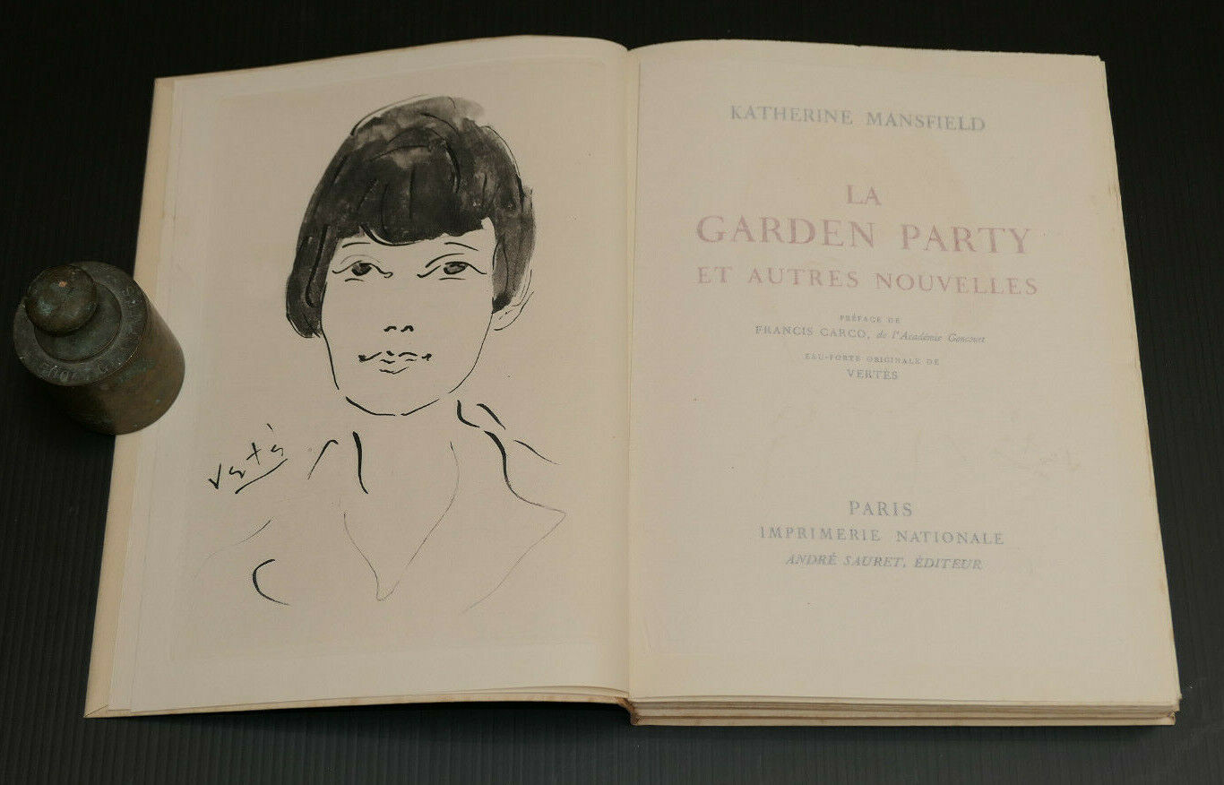 KATHERINE MANSFIELD / LA GARDEN PARTY / ANDRE SAURET 1956 / EX 2639/3000