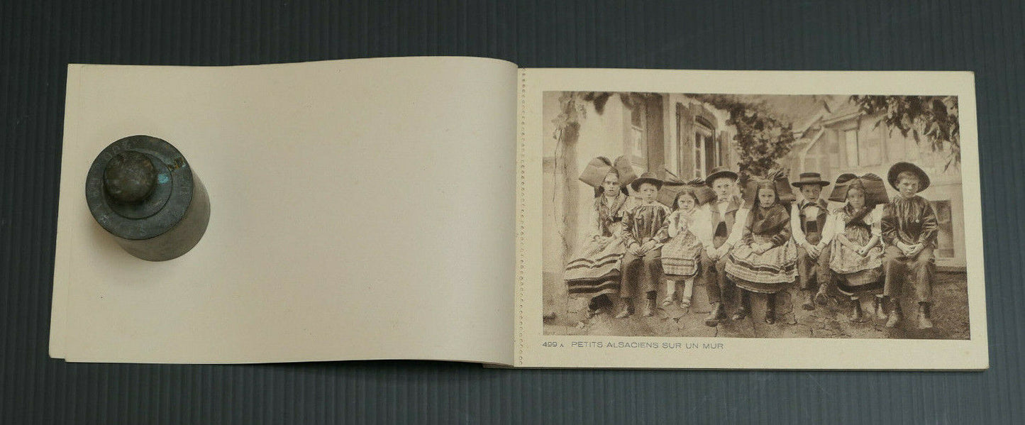 ALSACE BRAUN & CIE SERIE 2 / ANCIEN CARNET DE 12 CARTES POSTALES / COMPLET