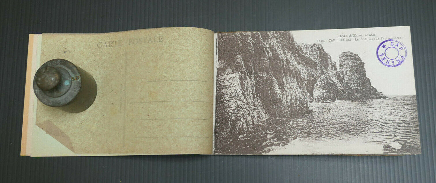 CAP FREHEL / ANCIEN CARNET DE 12 CARTES POSTALES / COMPLET