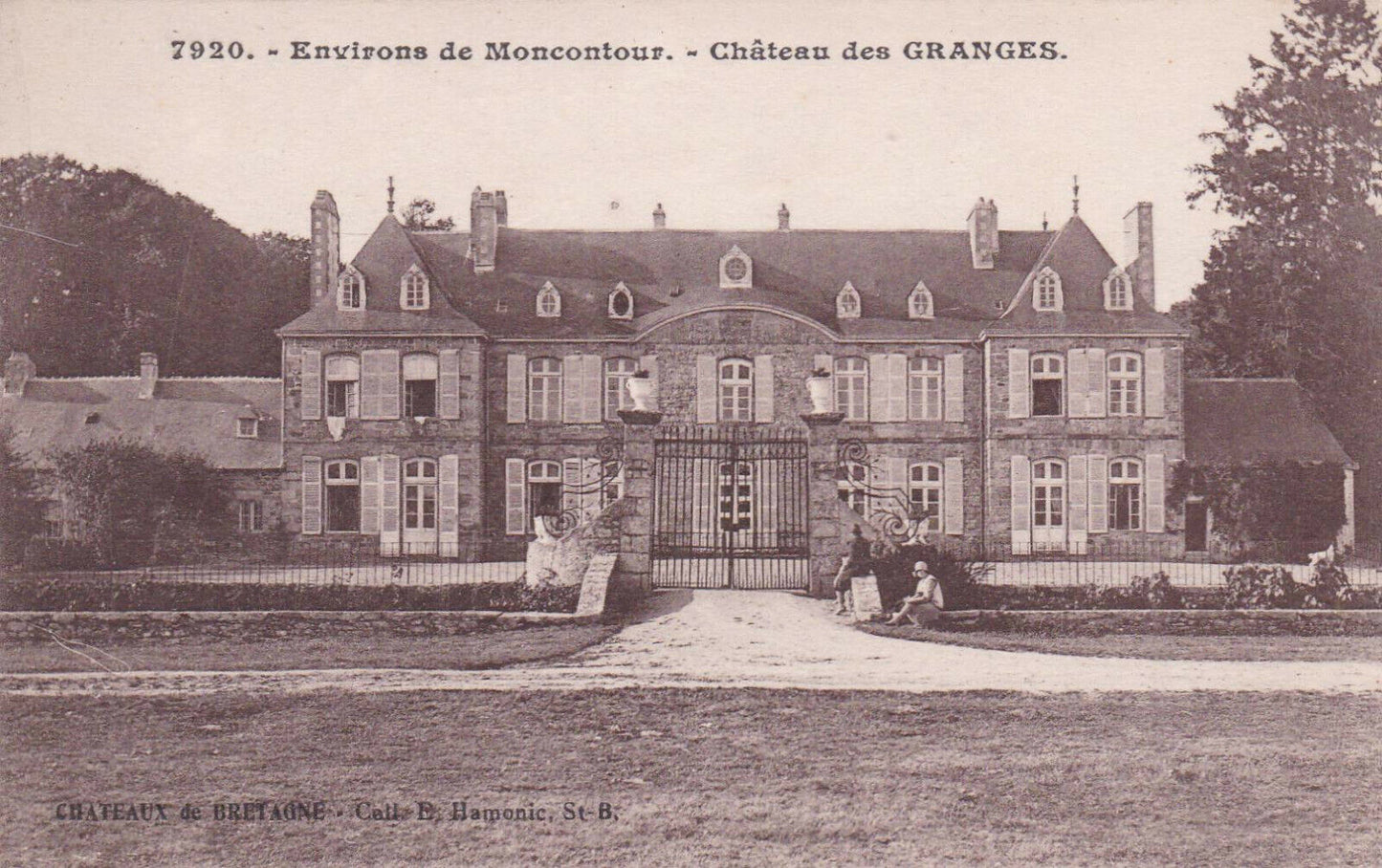 CARTE POSTALE ANCIENNE CPA / ENVIRONS DE MONCONTOUR CHATEAU DES GRANGES