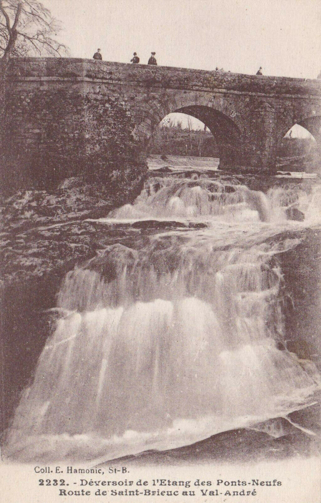 CARTE POSTALE ANCIENNE CPA / DEVERSOIR DE L'ETANG DES PONTS-NEUFS SAINT-BRIEUC