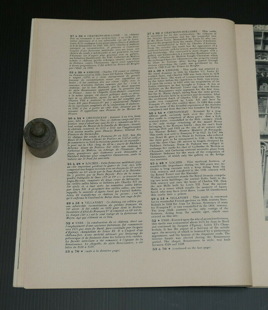 CHATEAUX DE LA LOIRE / CHARME DE LA FRANCE 1953