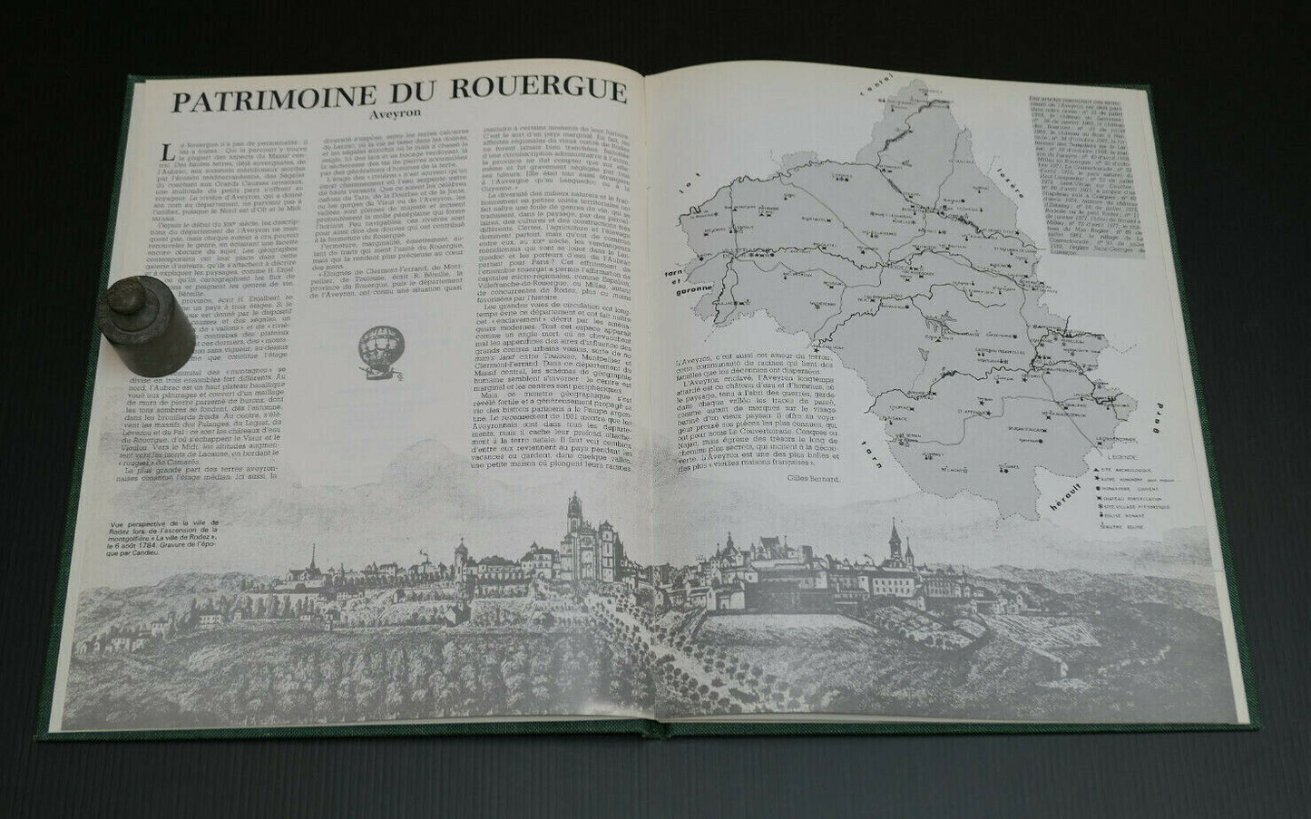 PATRIMOINE DU ROUERGUE AVEYRON / VIEILLES MAISONS FRANCAISES / 1984