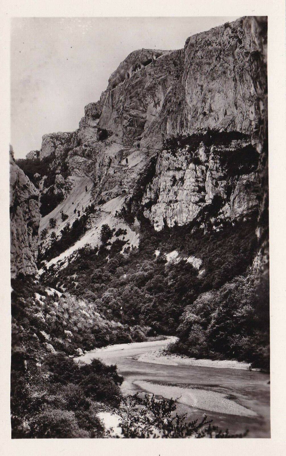 LOT DE 12 CARTES POSTALES CPSM NOIR & BLANC / LE GRAND CANON DU VERDON
