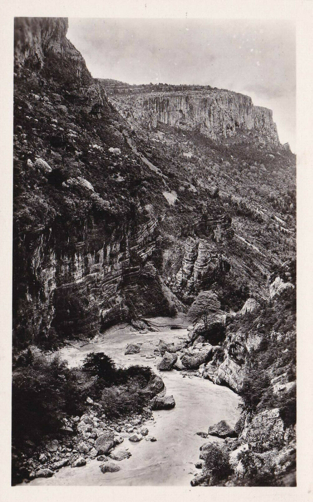 LOT DE 12 CARTES POSTALES CPSM NOIR & BLANC / LE GRAND CANON DU VERDON