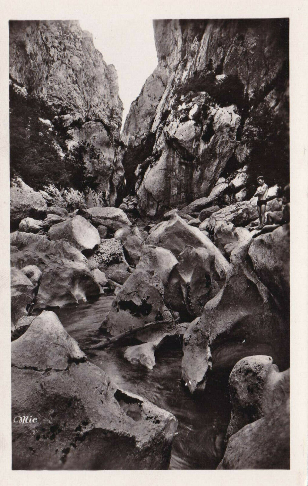 LOT DE 12 CARTES POSTALES CPSM NOIR & BLANC / LE GRAND CANON DU VERDON