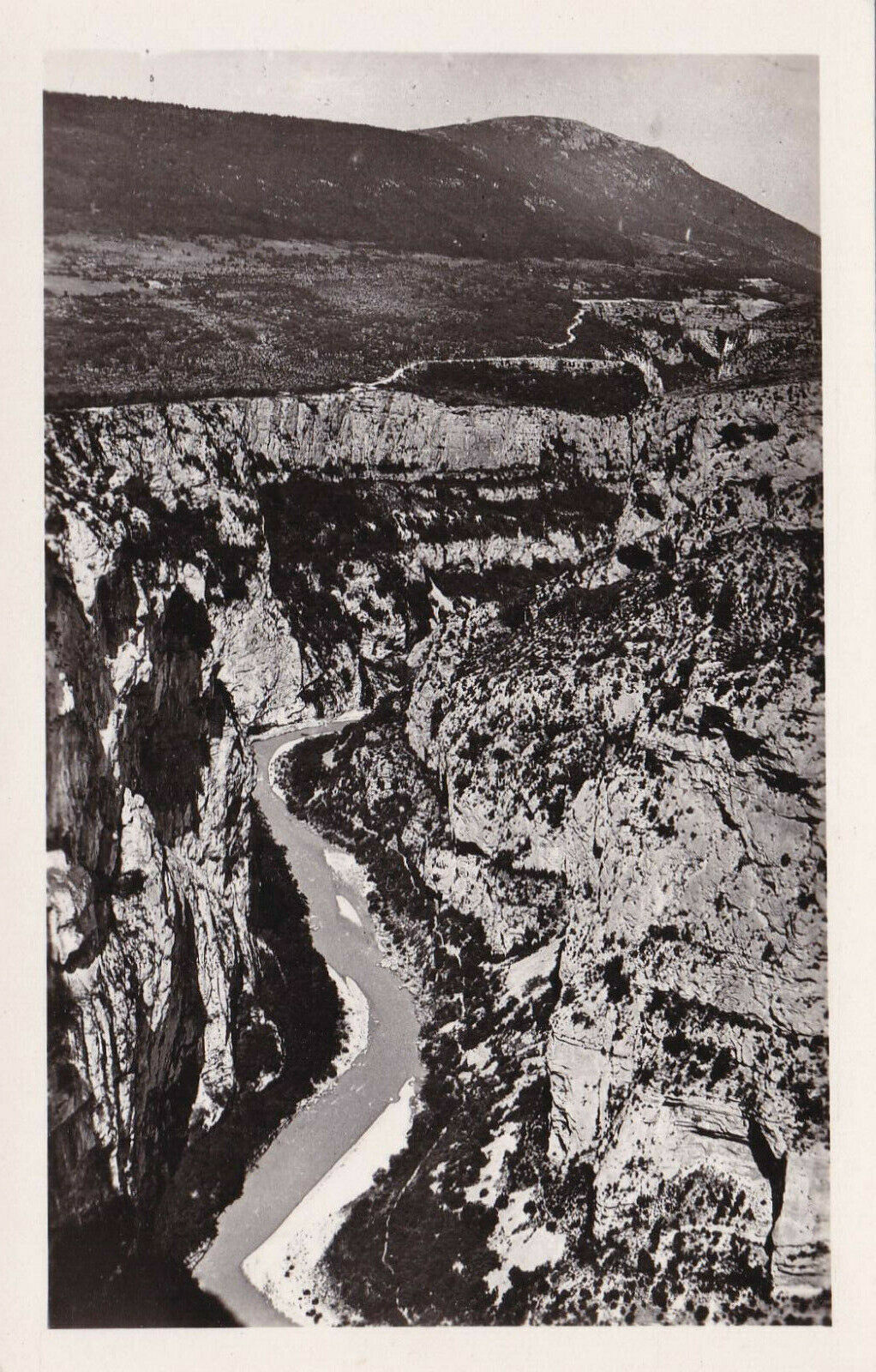 LOT DE 12 CARTES POSTALES CPSM NOIR & BLANC / LE GRAND CANON DU VERDON