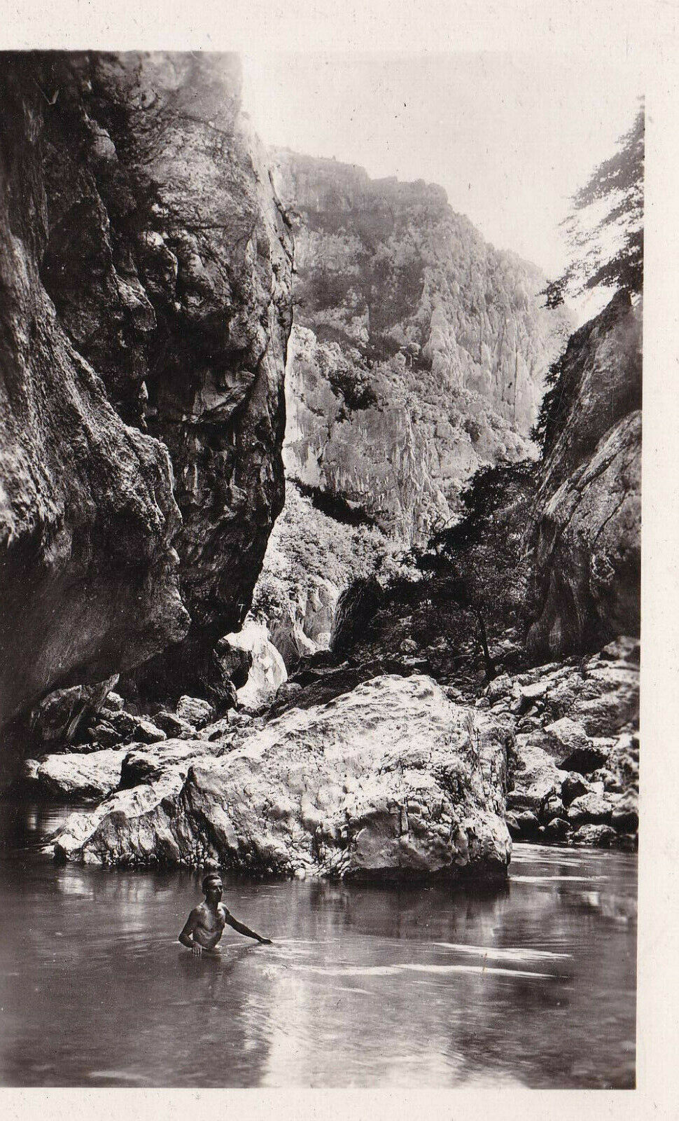 LOT DE 12 CARTES POSTALES CPSM NOIR & BLANC / LE GRAND CANON DU VERDON