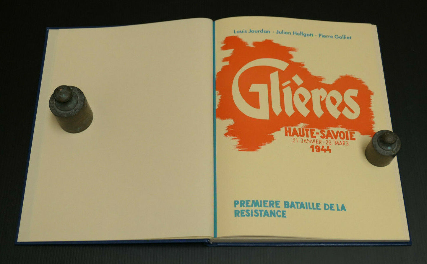 GLIERES HAUTE-SAVOIE 1944 PREMIERE BATAILLE DE LA RESISTANCE / 1988
