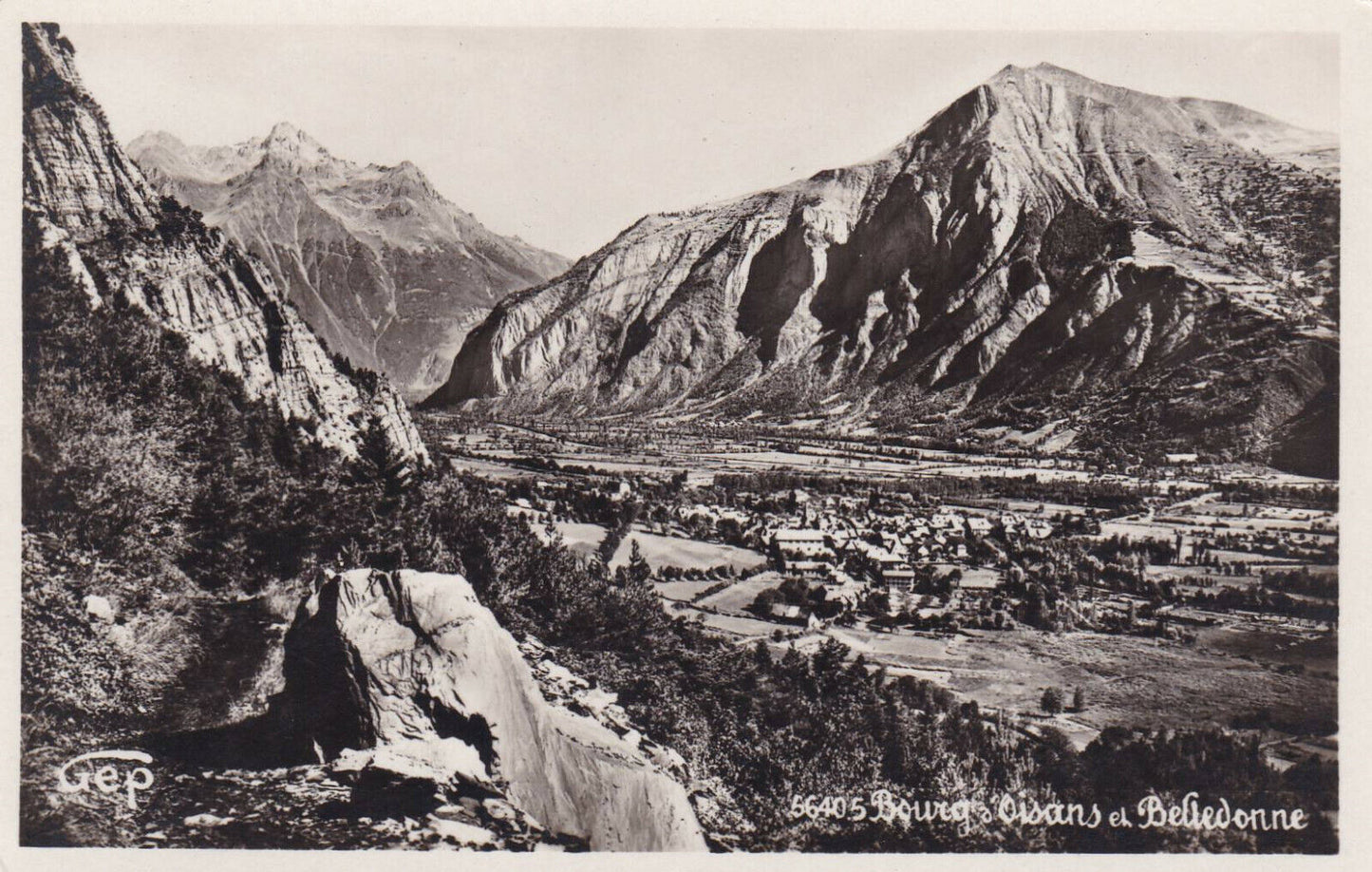 CARTE POSTALE ANCIENNE CPA / BOURG D'OISANS ET BELLEDONNE