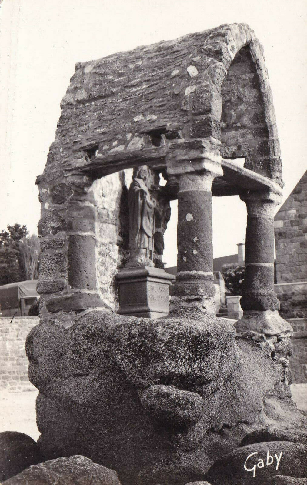CARTE POSTALE CPSM NOIR & BLANC / PLOUMANAC'H ORATOIRE DE SAINT-GUIREC