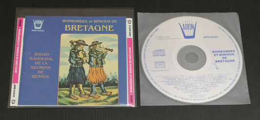 CD BOMBARDES ET BINIOUS DE BRETAGNE / BAGAD KADOUDAL KEVRENN RENNES / ARION 1993