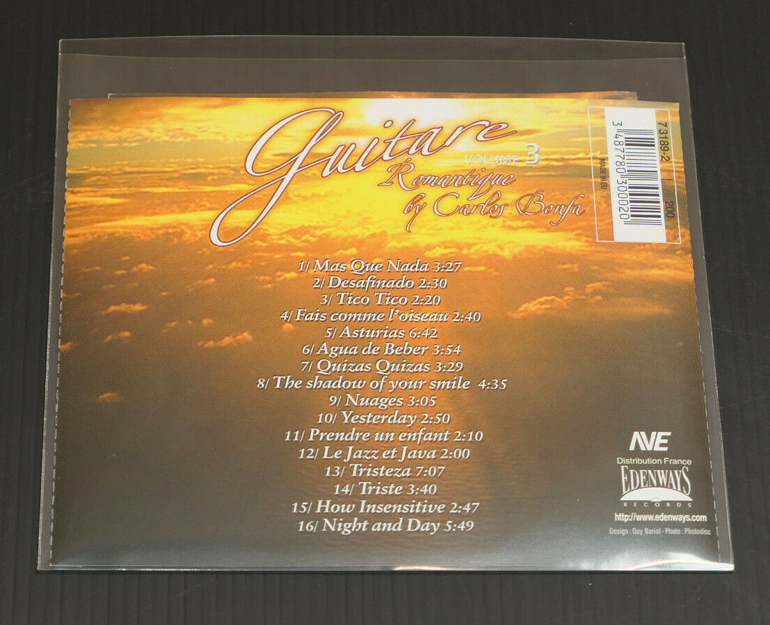 CD GUITARE ROMANTIQUE VOLUME 3 / CARLOS BONFA /