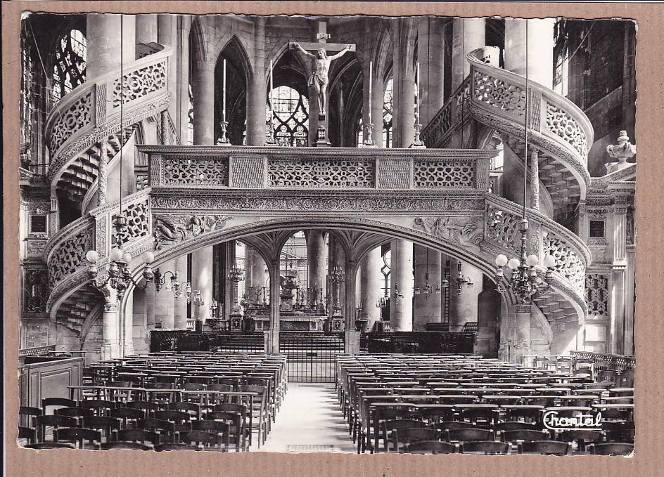 CARTE POSTALE CPSM NOIR & BLANC / PARIS JUBE DE L'EGLISE SAINT-ETIENNE DU MONT