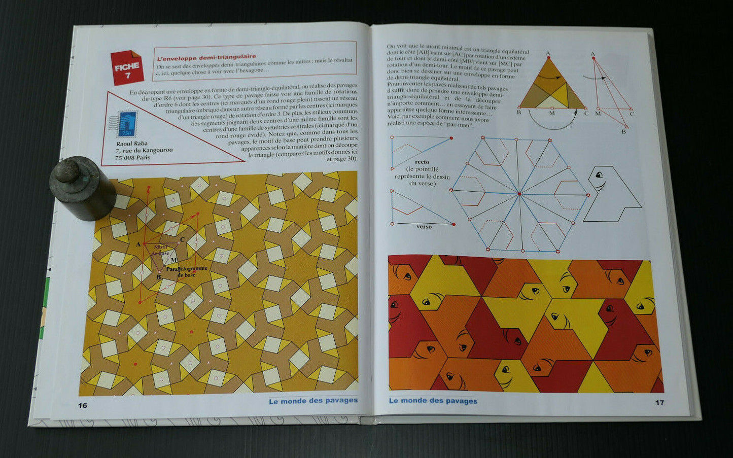 LE MONDE DES PAVAGES LES VOIR ET LES FAIRE TOME 2 / GEOMETRIE DESSIN / 2002