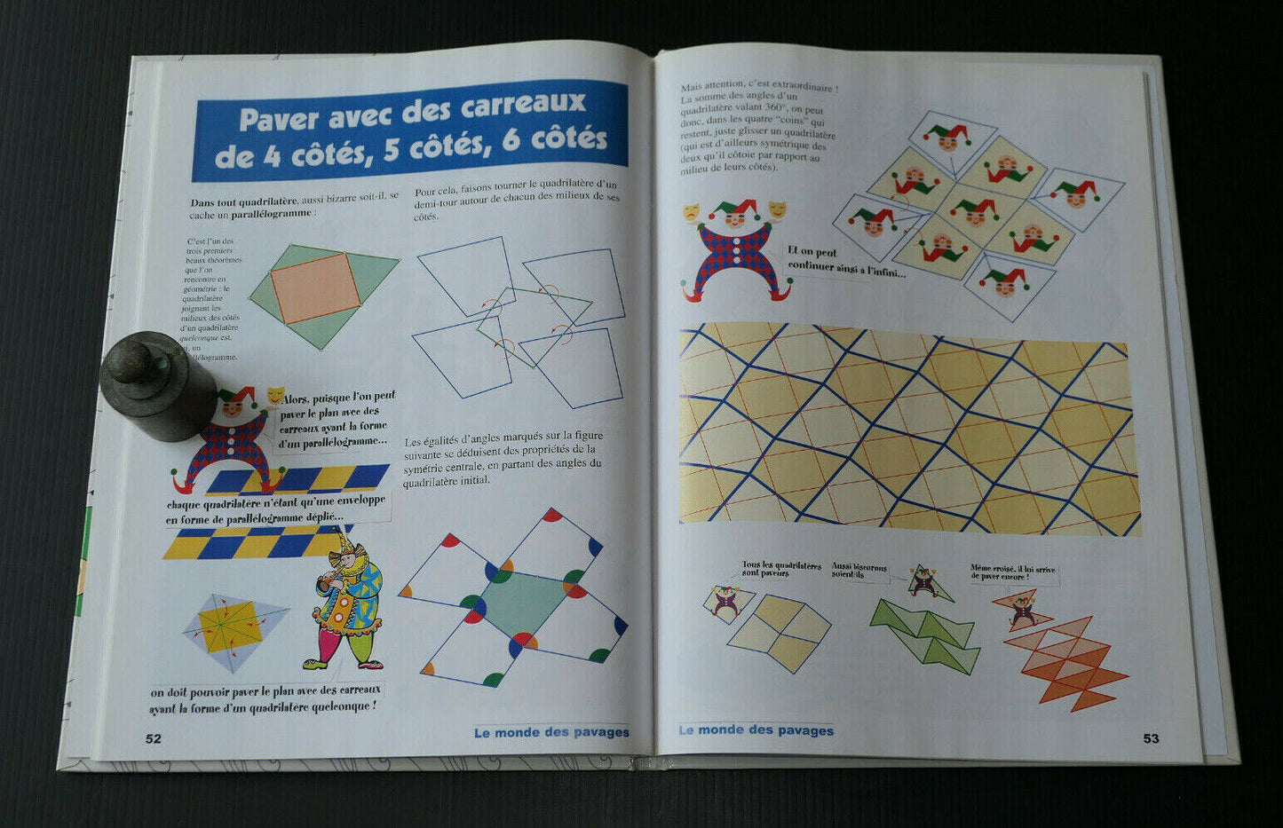LE MONDE DES PAVAGES LES VOIR ET LES FAIRE TOME 2 / GEOMETRIE DESSIN / 2002